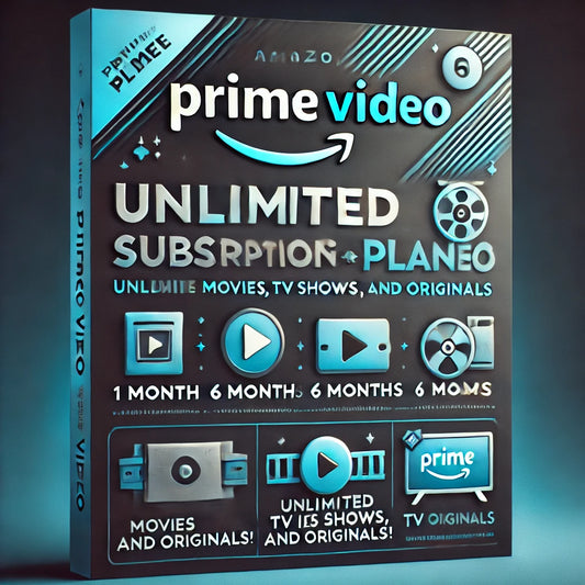 Amazon Prime Video - Subscription Plans (1 Month )- €4.99 or $4.99