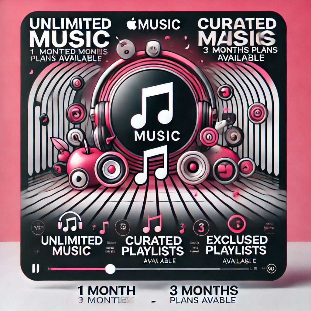 Apple Music Subscription Plans – 3 Months- €4.99 or $4.99